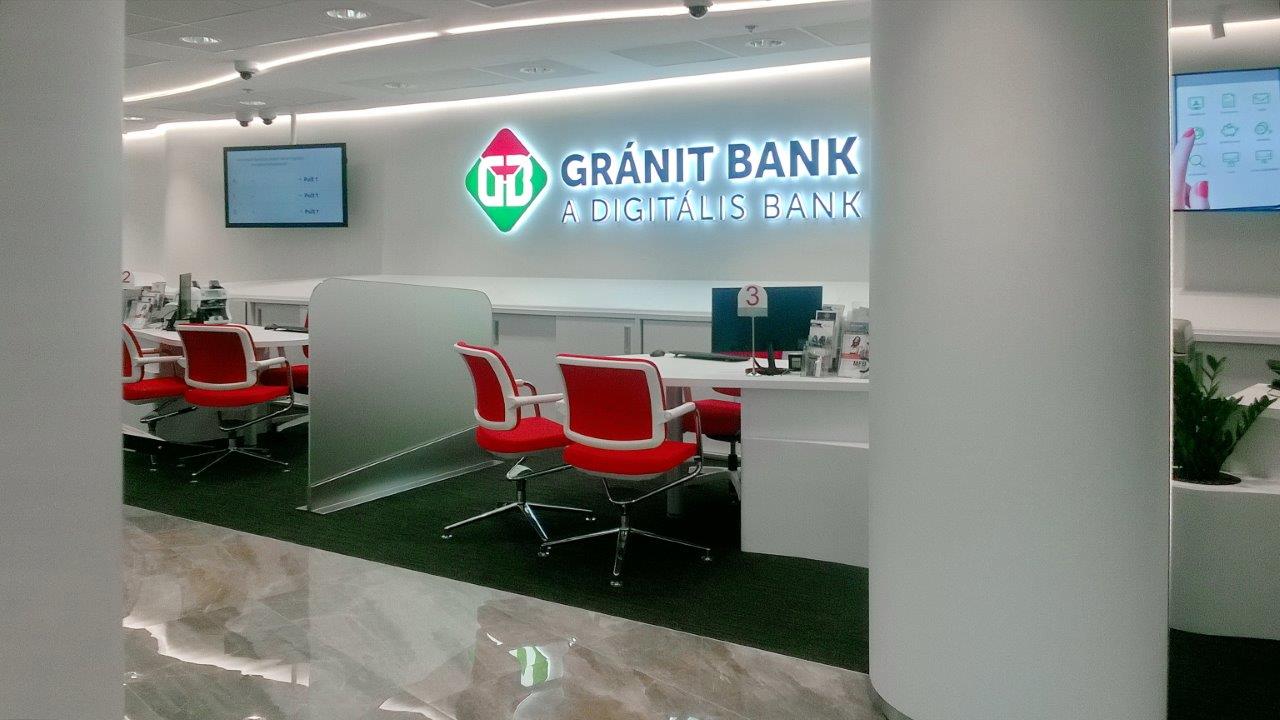 Gránit Bank központi iroda átépítése